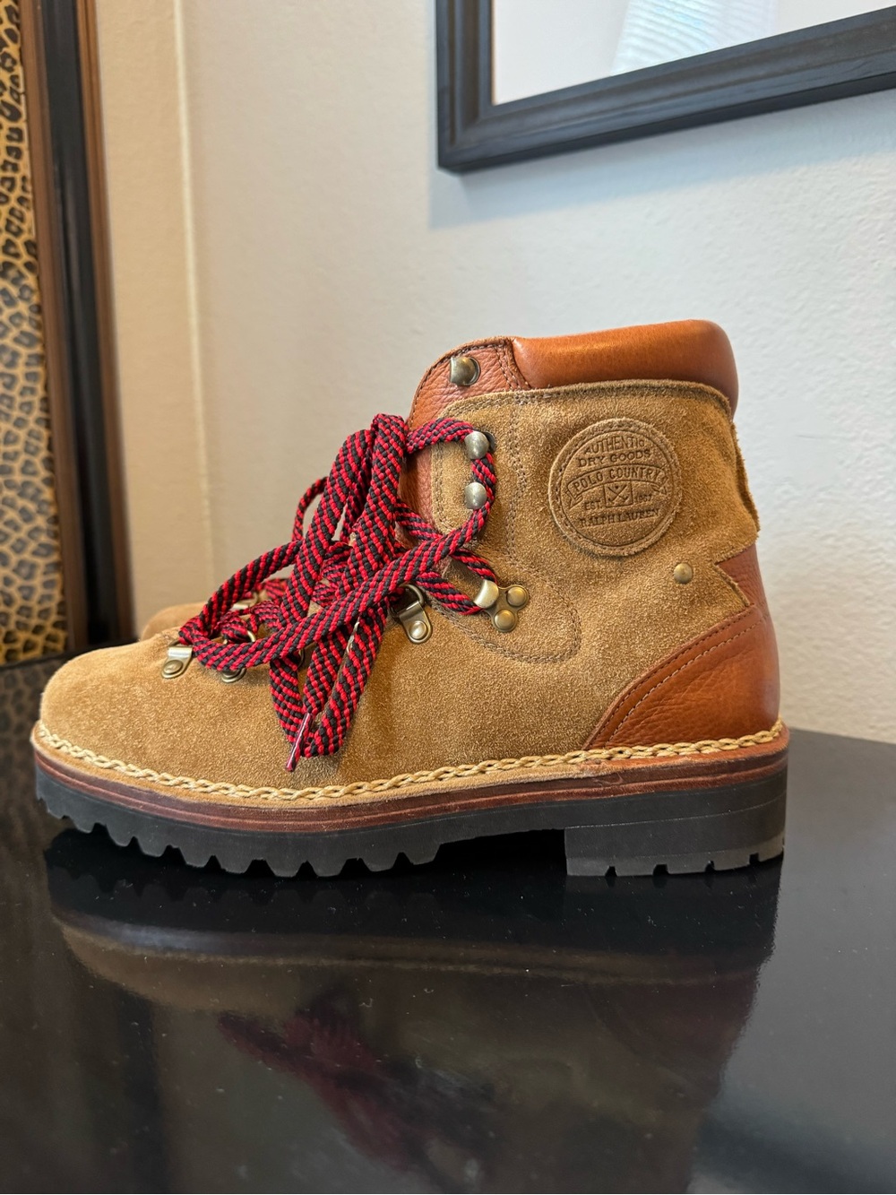Polo Ralph Lauren Alpine Suede Trail Boots Brown